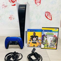 Sony PlayStation 5 - 825GB , Bonus 2 Game   ( Used Very New  )
