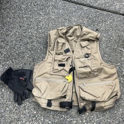 Like new Stearns inflatable fly fishing vest