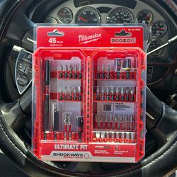 SHOCKWAVE Impact Duty Alloy Steel Screw Driver Bit Set (45-Piece)