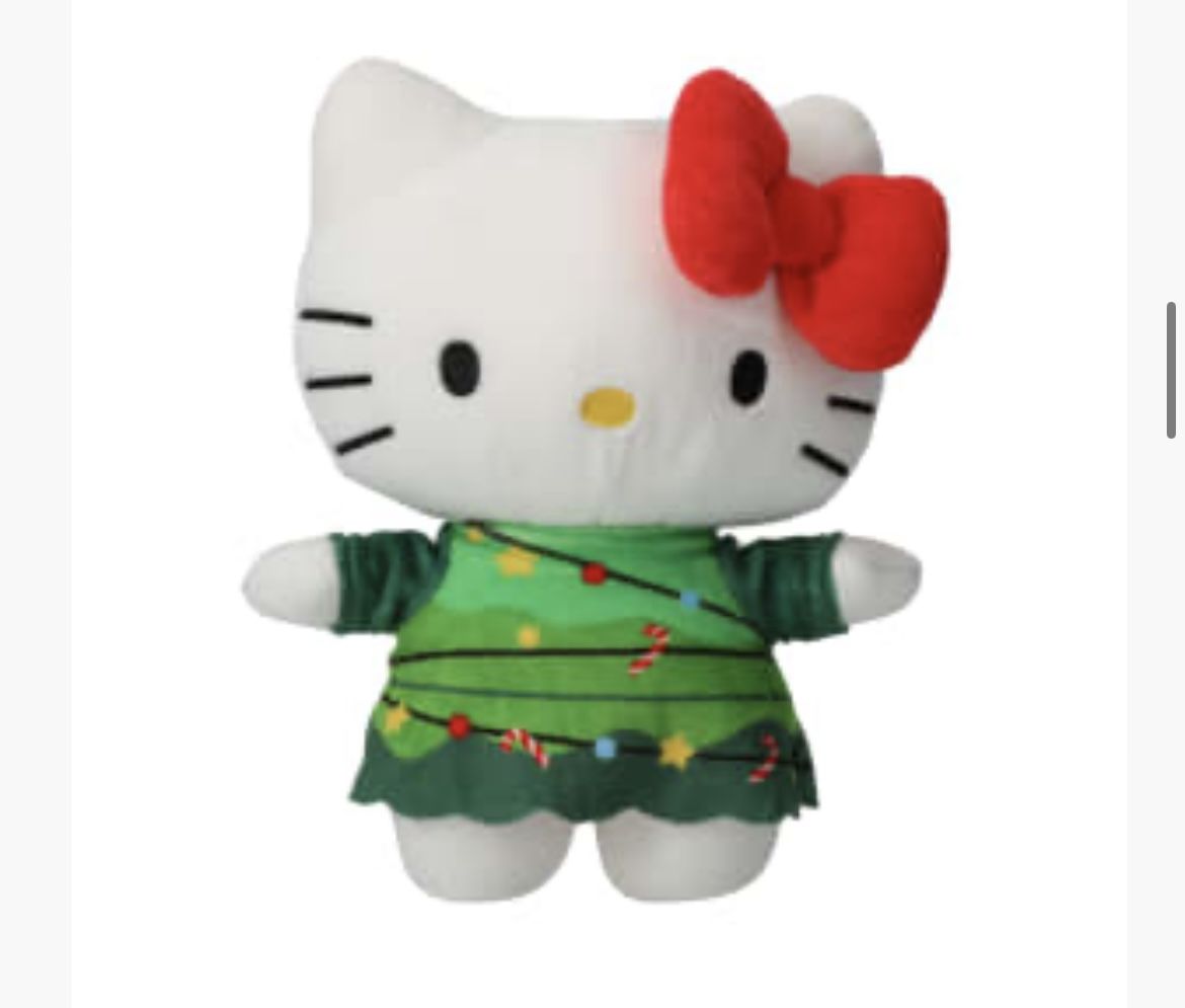Hello Kitty Christmas Plushie 