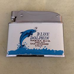 dolphin cigarette lighter Vintage New In Box Blue Dolphin Marina Blvd West Exit San Leandro Calif Cigarette  Lighter (Have 2 - Price Is For Each for Sale in Danville, CA
