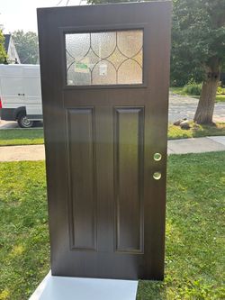 Front door slab