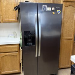 Whirlpool Black Refrigerator