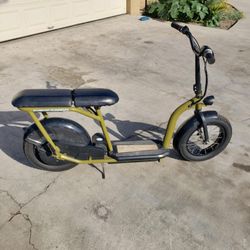 Ecosmart cargo razor Electric scooter this is TORQUE power up hill Not Speed. Only 20mph 30 miles range. Big boys bike cost $1500! I just want $750! 3