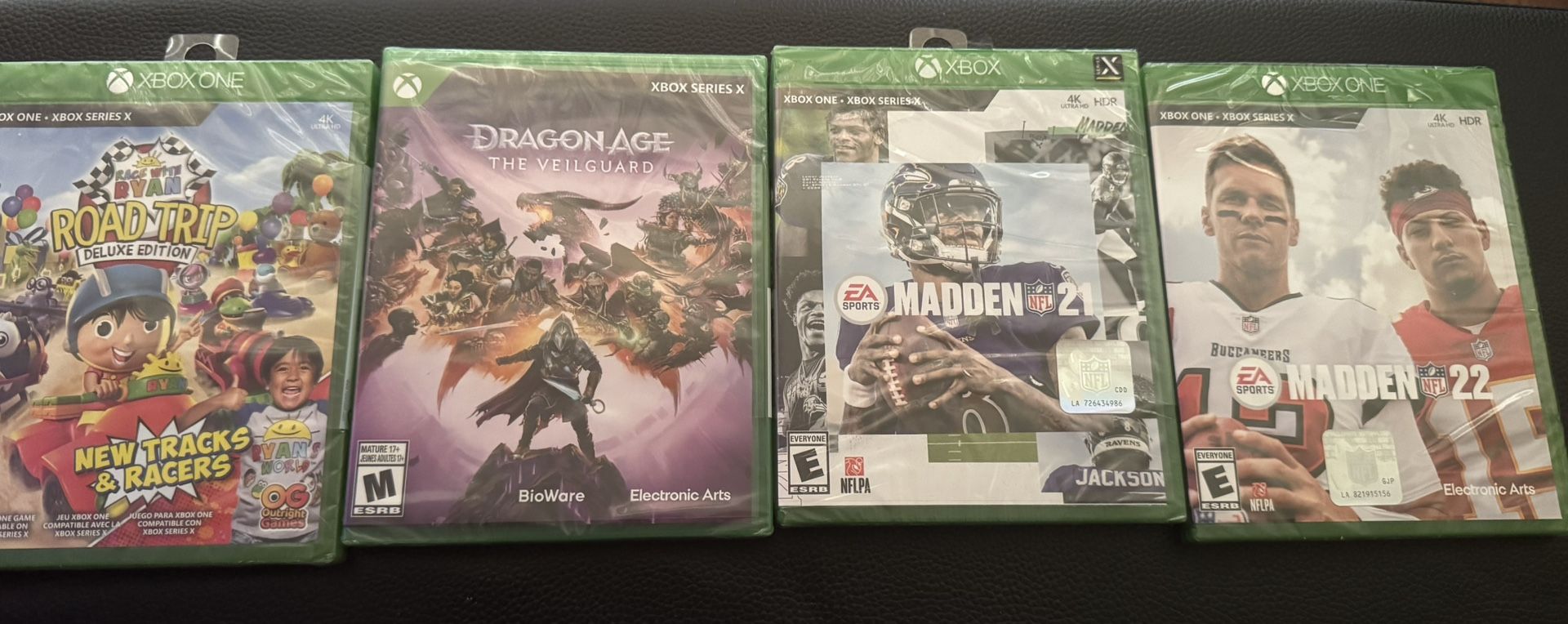New/Sealed Xbox X games