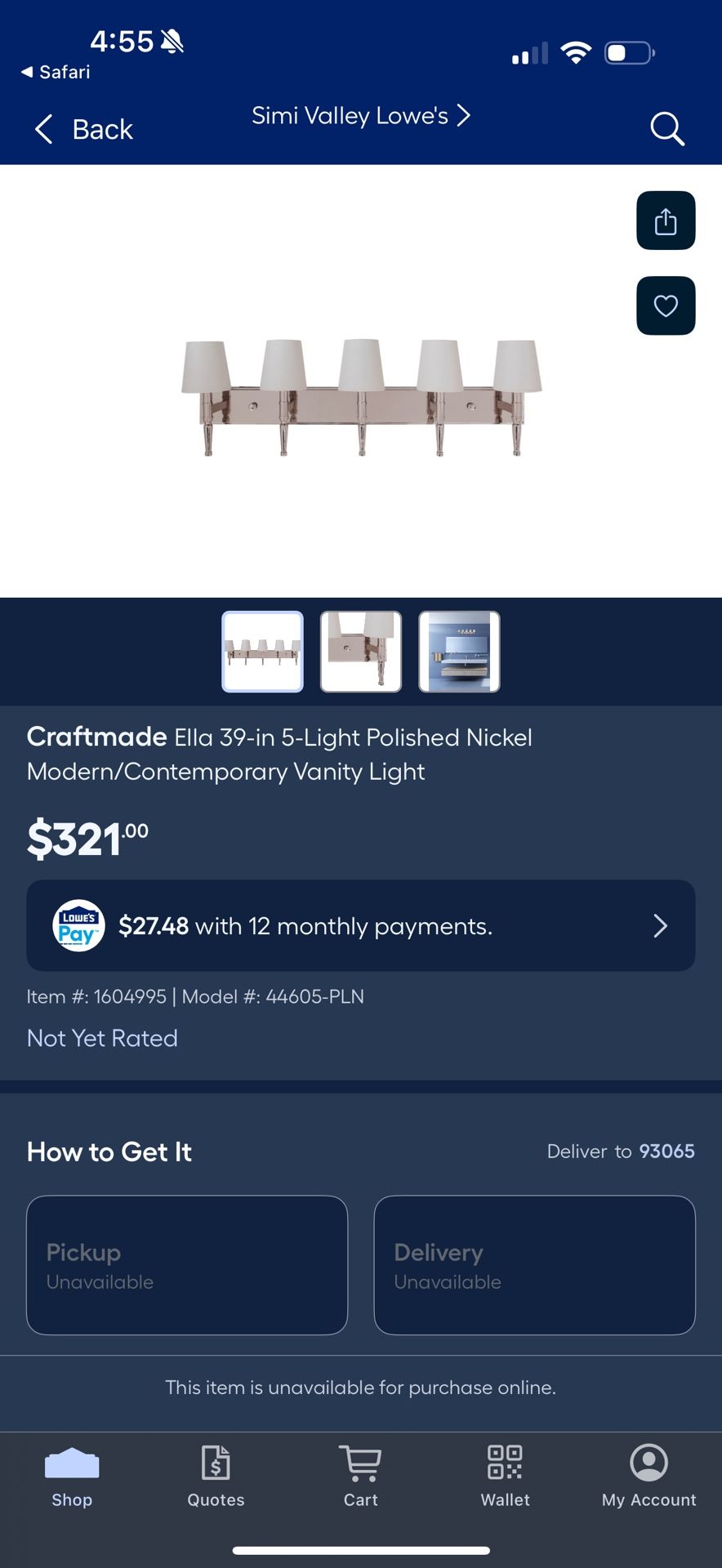 Vanity Light
