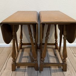 Vintage Maple Drop Leaf Table Set