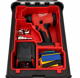 Milwaukee PACKOUT insert Milwaukee cordless heat gun