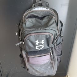 UA Black Baseball / Softball Backpack 