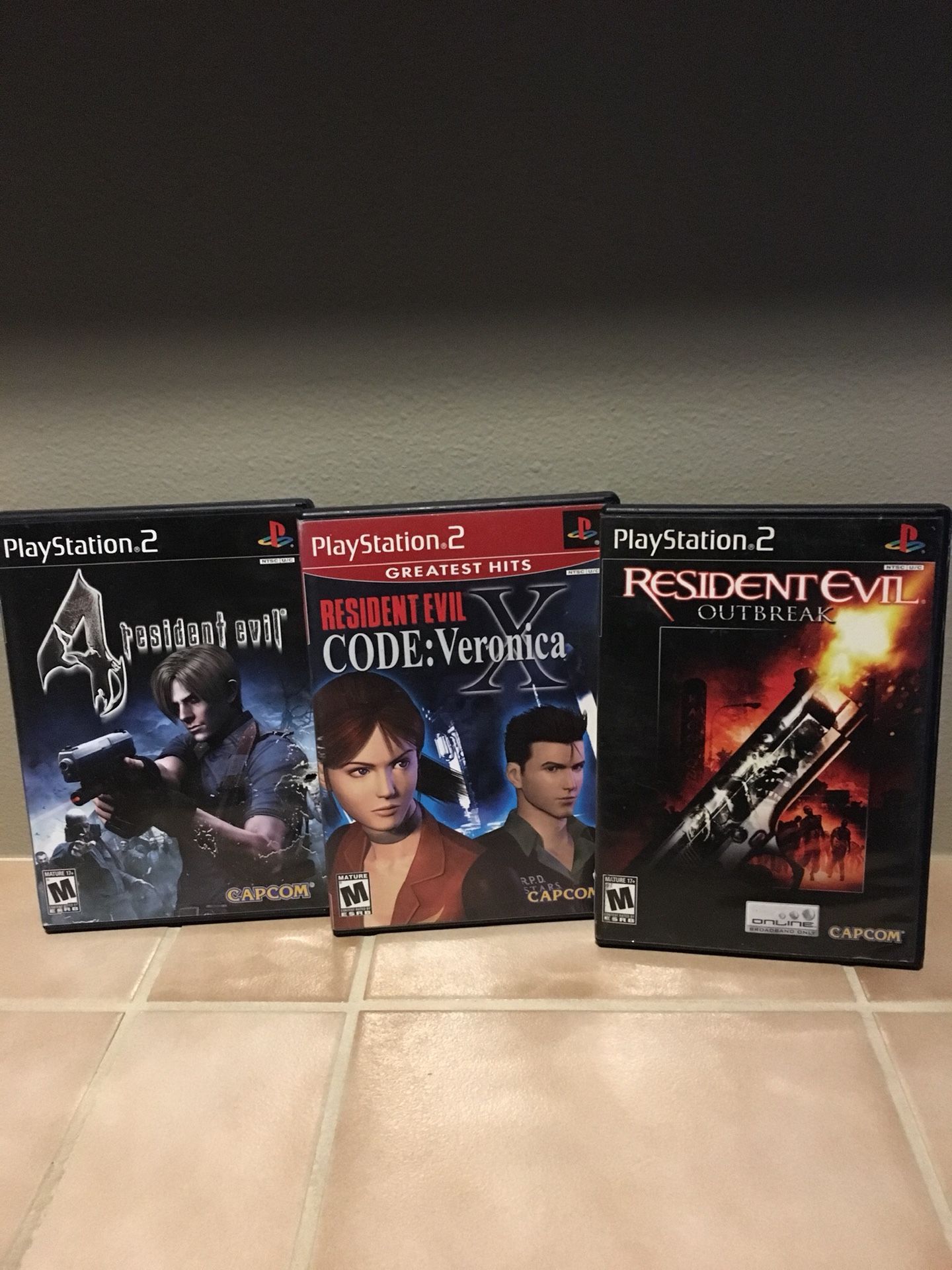 Resident evil games for PlayStation 2
