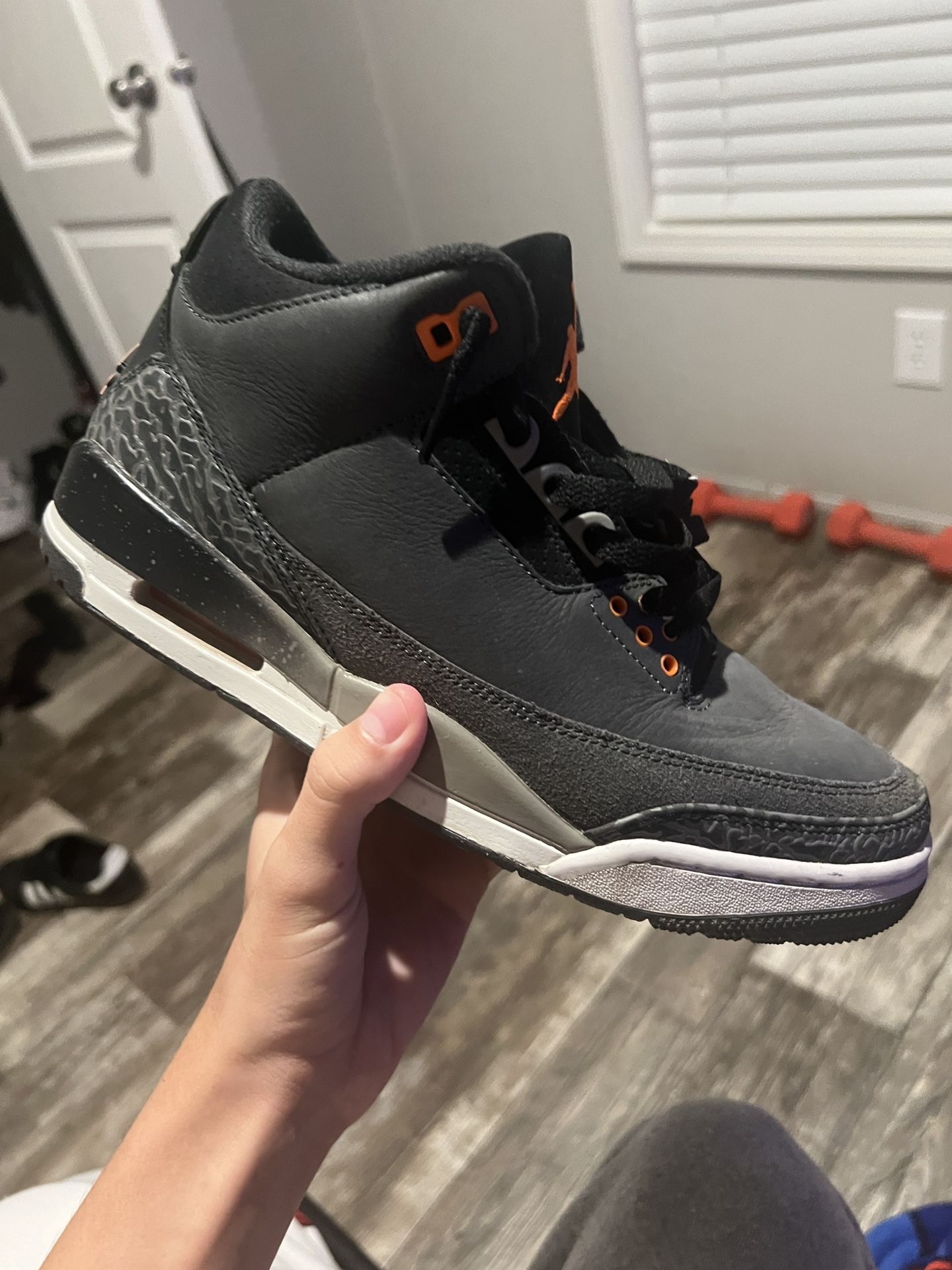 Jordan 3 Fear Size 8