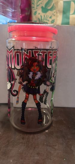 Monster high glass cup