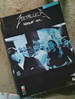 METALLICA "Garage Inc" Bass Guitar/Vocals Songbook