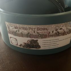 Heated Water Pet Bowl