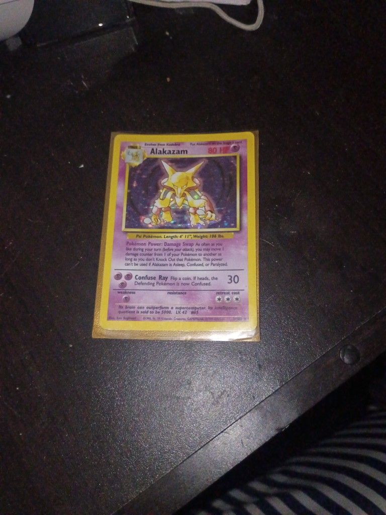 ALAKAZAM POKEMON CARD