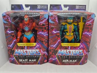 Masters Of The Universe Beast Man & Mer-Man