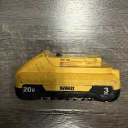 DEWALT 20V MAX LITHIUM ION 3.0Ah BATTERY