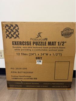 Puzzle mat- durable non-skid texture foam protects floor