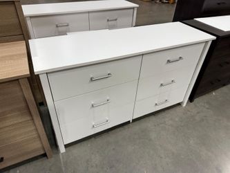 NEW 6 Drawer Dresser Chest of Tall Nightstand Storage Bedroom Closet Wardrobe White Espresso Natural Oak Ashley Style BIG Discount Clearance SALE