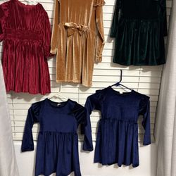 New Christmas Dresses For Little Girls