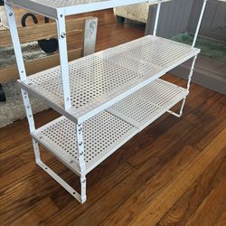 Heavy duty metal shelf  organizer