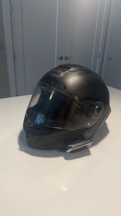 Large Bell Race Star DLX Flex Carbon Fiber Motorcycle Helmet