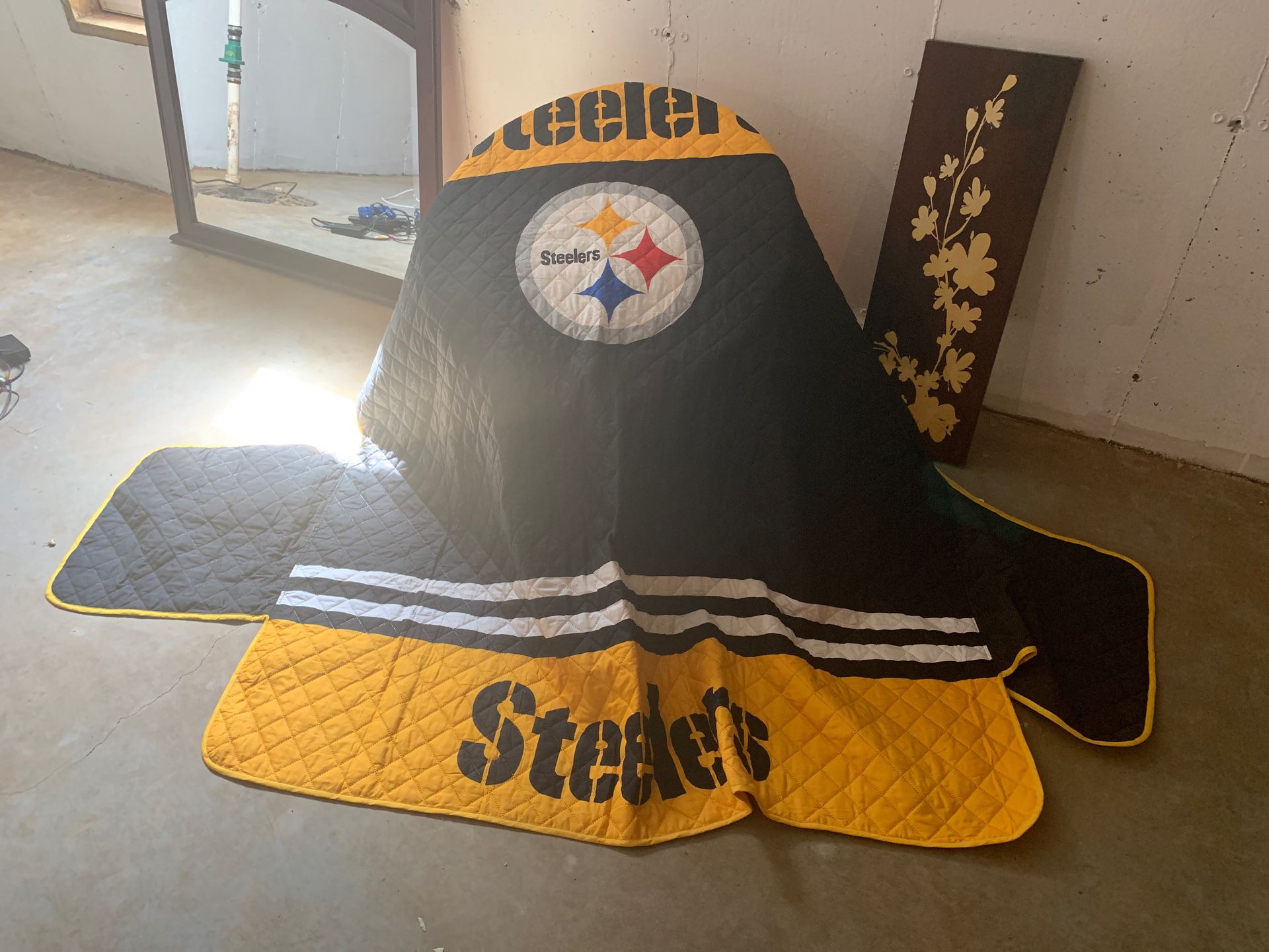 Steeler couch cover
