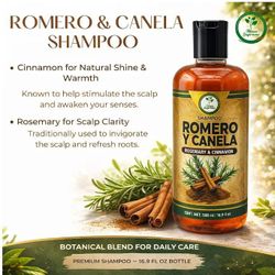 Shampoo Vegano Romero& Canela