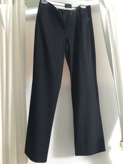 The Limited black w/white stripes