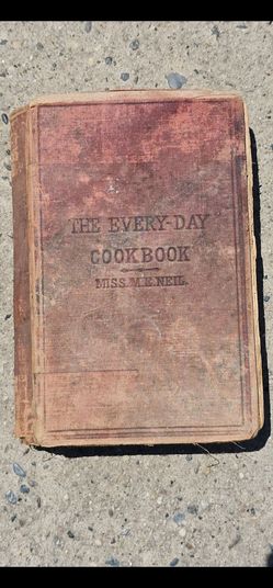 #Cookbook #Antique 1889 #Recipe #Book