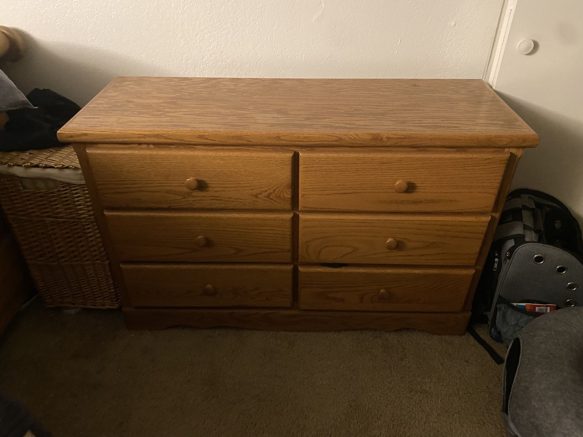 Dresser With Matching Mirror Set