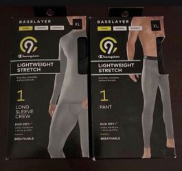 Champion C9 Baselayer Crew Longsleeve Shirt And Pant Thermal Pack XL