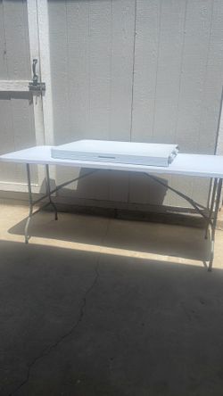 White tables