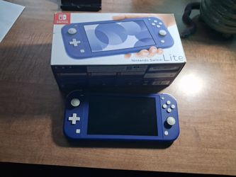 Like New Nintendo Switch Lite [blue ] - Used 2 Months - With Box & Charger
