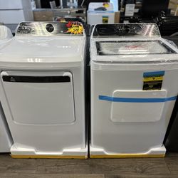 Frigidaire Washer & Dryer Set Read Description-(Take It Home In Payments/Llevalo A Casa En Pagos)