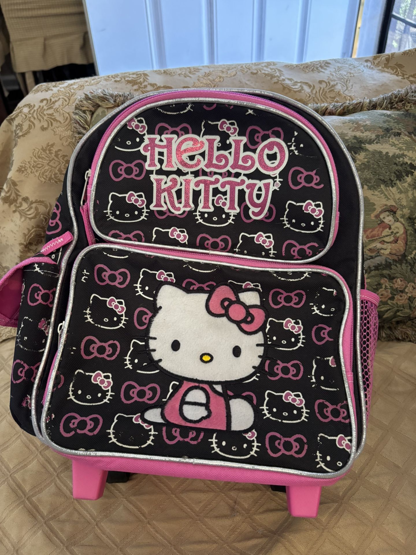 Hello Kitty rolling backpack