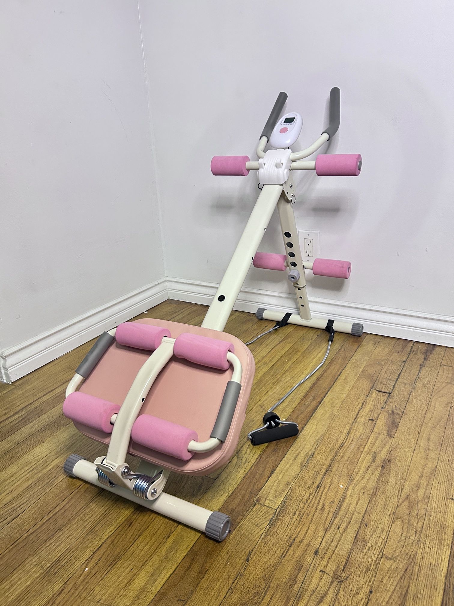 New EPHESPORT Adjustable Ab Machine, Multifunctional Ab Workout Equipment, Ab & Sit Up Machine for Stomach Workout, Foldable Abdominal Trainer
