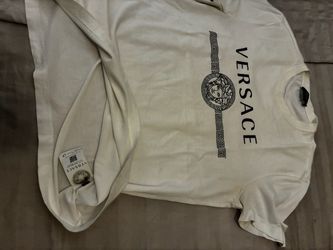 Designer T-shirt Medusa Logo White