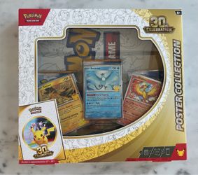 Pokémon TCG 30th Celebration Poster Collection Box