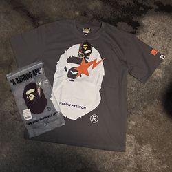 Grey Bape shirt