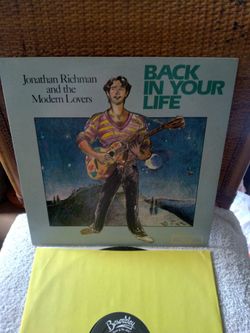Johnathan Richman and the Modern Lovers - Back in your Life 1979 promotional album. Cover is Vgtt - Vinyl is Near Mint.