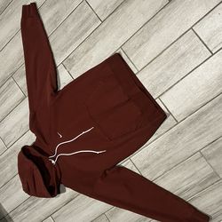 Dark Orange Nike Hoodie