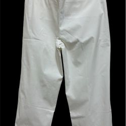 Chico’s Juliet Straight Cropped Pants Alabaster White Sz. 1 (US 8), New