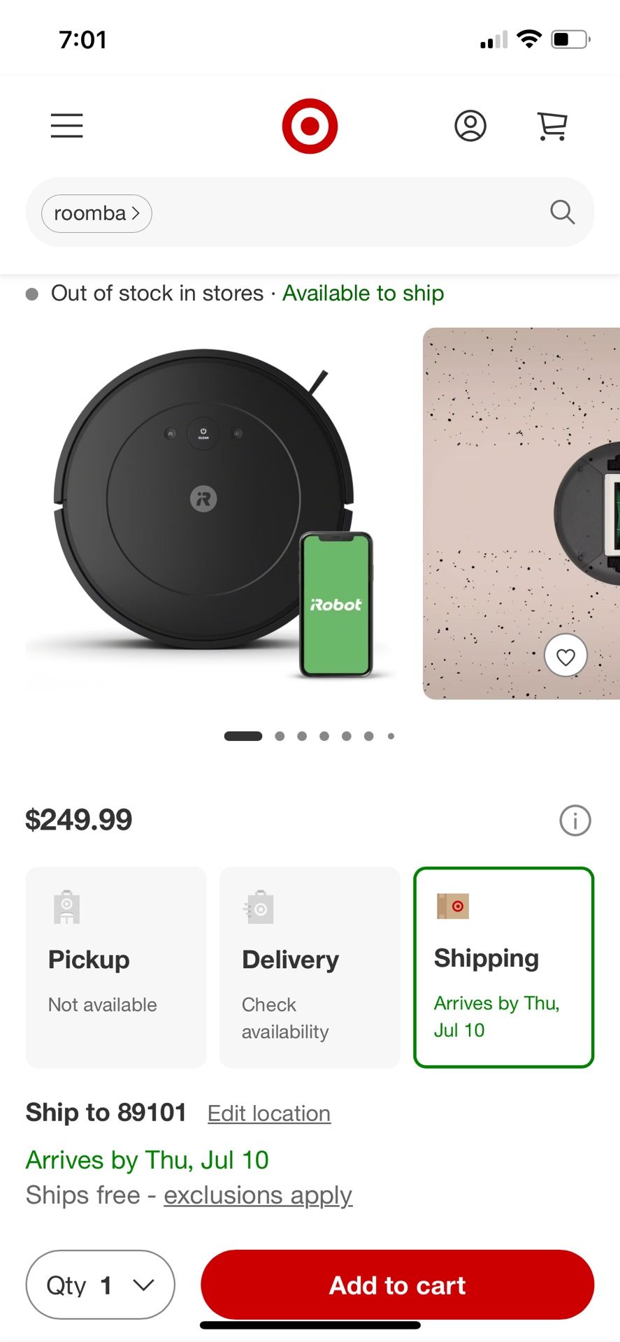 Roomba Vac