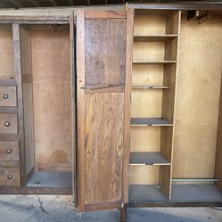 chifforobe & double-door armoire/wardrobe