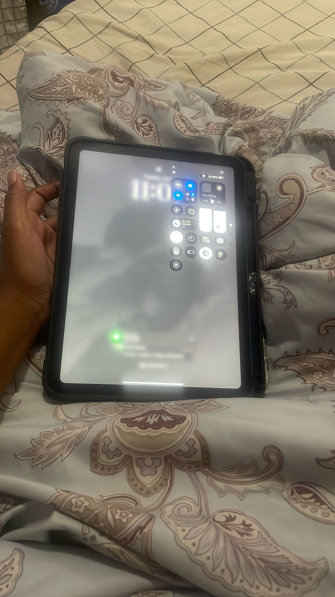 Blue iPad 