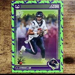 2024 Score-A-Treat CJ Stroud Green Bats Card #109