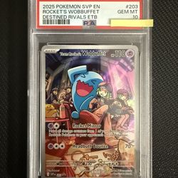 Team Rocket’s Wobuffet PSA 10