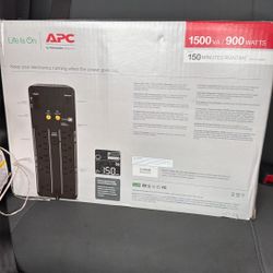 APC Battery Backup 1500 VA/900 WATTS