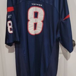Reebok On Field David Carr #8 Houston Texans Jersey Size 60 (5XL)